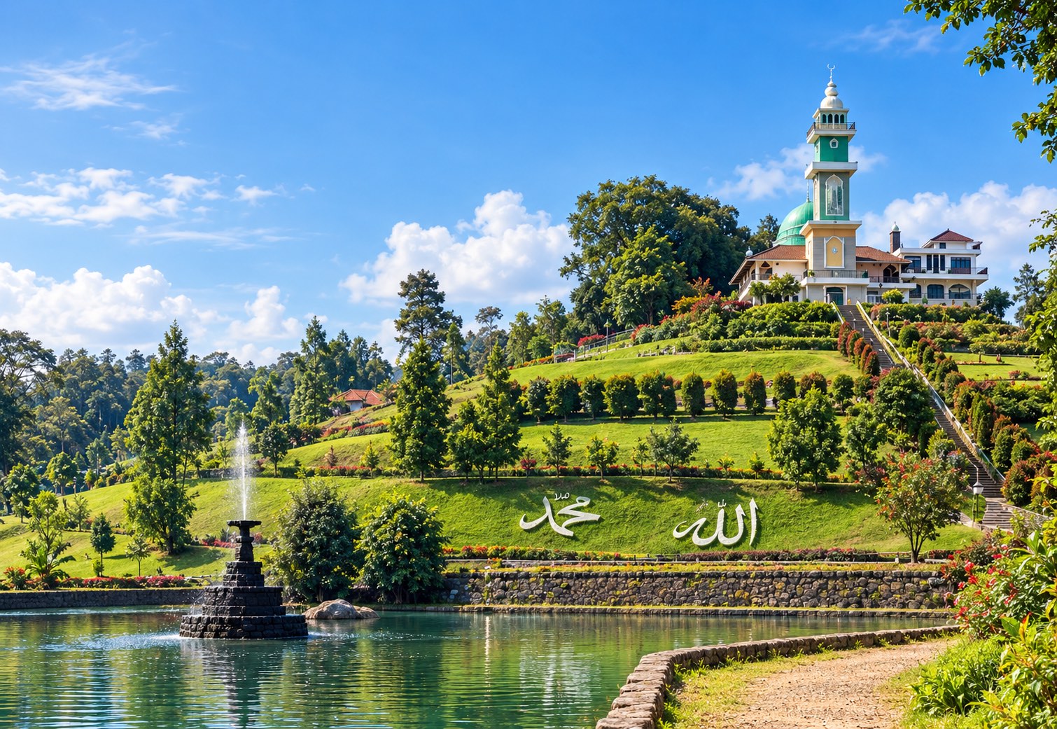 Masjid di kawasan Baitee Agrowisata